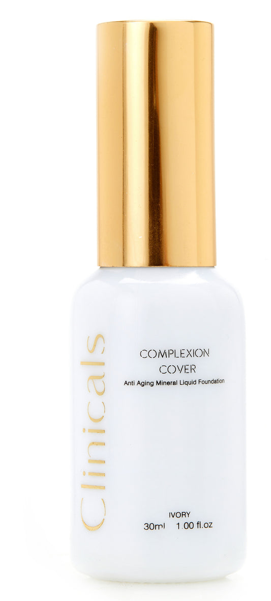 COMPLEXION COVER - Antiaging Mineral Liquid Foundation - IVORY (Medium Skin Tones)