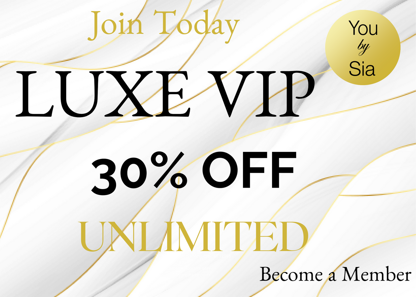 LUXE VIP MEMBERSHIP