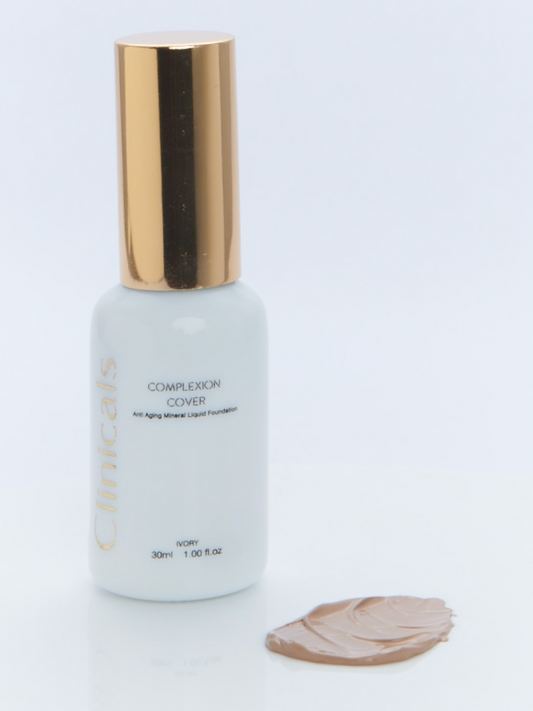 COMPLEXION COVER - Antiaging Mineral Liquid Foundation - IVORY (Medium Skin Tones)